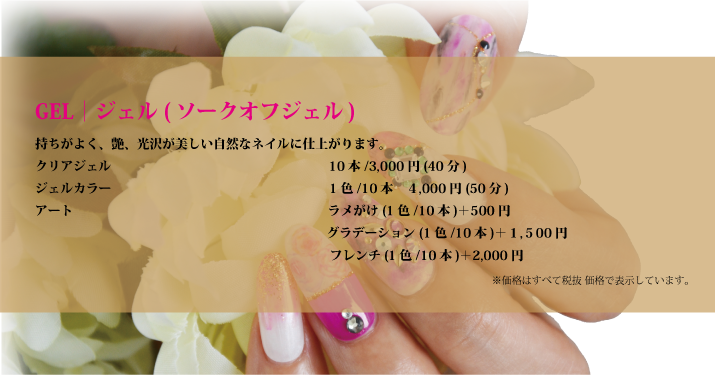 ジェルメニュー
